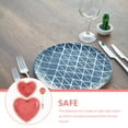 thumbnail image 4 of SEWCHICS Fashionable Ceramic Strawberry Serving Bowls Pink Color Multi Function Spoons Plates, 4 of 7
