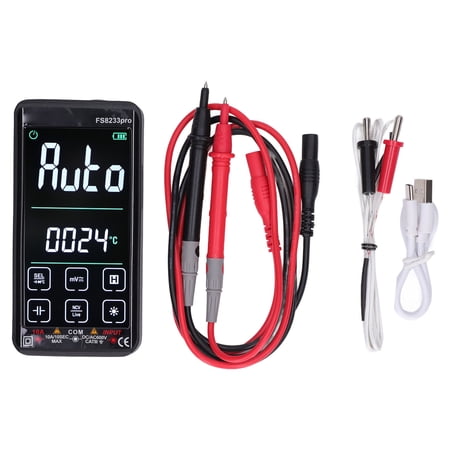 Multimeter Tool,Multimeter LED Touch Screen Voltage Meter Multimeter ...