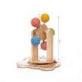thumbnail image 5 of The Complete Interactive Play Center: Pinewood Ferris Wheel Cat Toy, 5 of 7