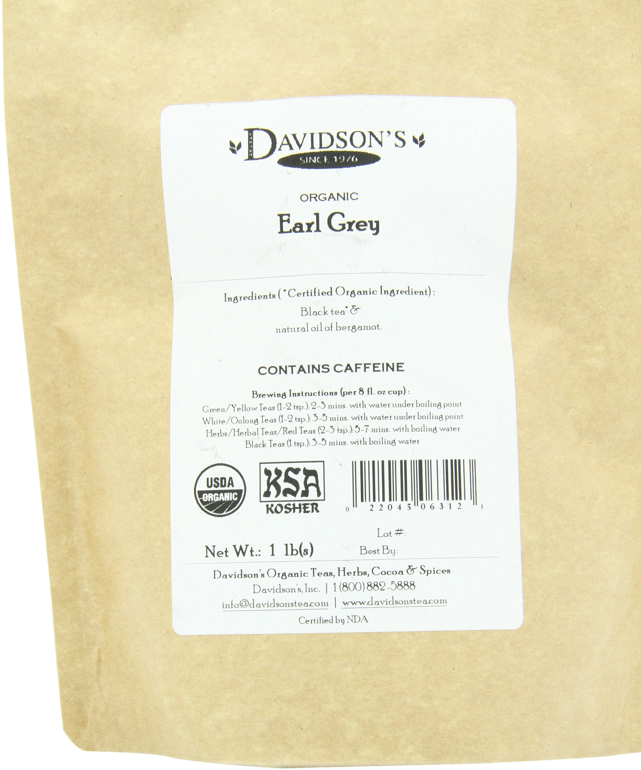 Davidson Organic Tea 6338 Bulk Herbal Te De Hibiscus Tea