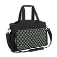 thumbnail image 3 of Bolsa organizadora de hilo con correa para el hombro, estuche de viaje de gran capacidad, soporte para hilos, múltiples bolsillos para ovillos de hilo Negro, 3 of 7