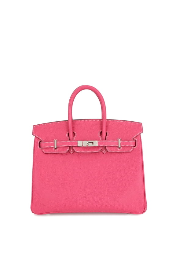 Pre-Owned Hermes Birkin 25 Candy Rose Tyrien Tosca Epsom O Stamp HERMES Handbag Women's...