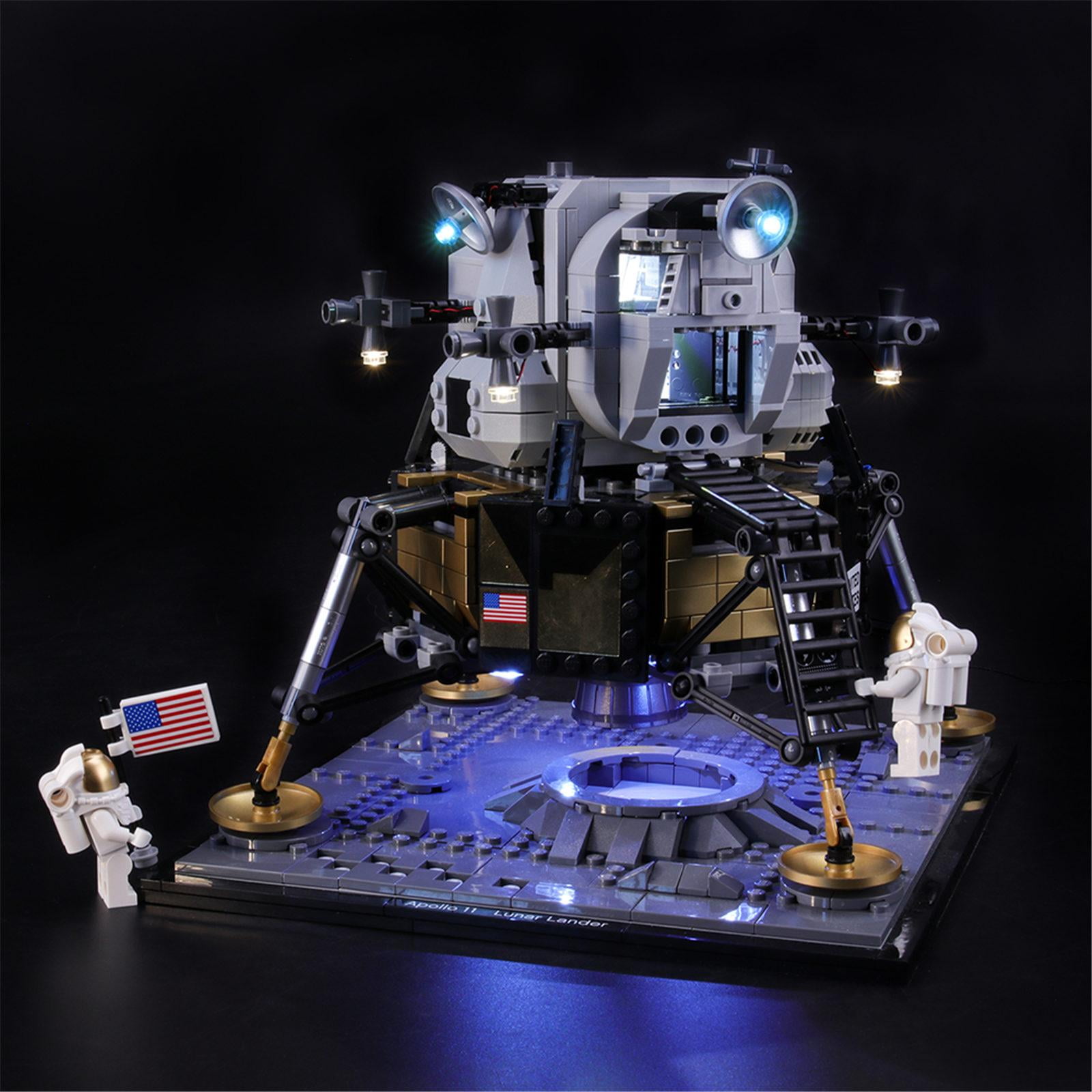 BRIKSMAX LED Lighting Kit for Creator NASA Apollo 11 Lunar Lander, Light Compatible with Legos 10266 Building Blocks Model (Not Include the Building Set) - Walmart.com