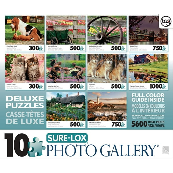 Sure-Lox Art Gallery 10-in-1 Deluxe Puzzle Pack