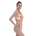 thumbnail image 2 of Kdxio Autumn Plants for Womens High Waisted Bikini Top Sports Style Two Piece Bathing Suits, 2 of 5