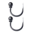 thumbnail image 3 of D-GROEE 2Pcs Curtain Holdback, 2pcs Wall Mounted Drapery Tiebacks with Screws, Concise Metal Decorative Window Drapery Holder Curtain Hook, 3 of 7