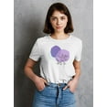thumbnail image 2 of One Line Flower Lineart T-Shirt Women -Image by Shutterstock, Female XX-Large, 2 of 4