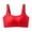 Red, variant on Alun Womens Push up Seamless Bras Gathered Wireless Shaping Bras No Underwire Beauty Back Full Coverage Everyday Bralettes Comfortable Sports and Leisure Wear White XL