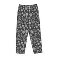 thumbnail image 6 of Fotbe simple white Snowflake Women's Pajama Pants,Sleepwear Pants,Pj Bottoms Drawstring And Pockets-Medium, 6 of 7