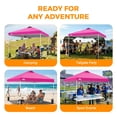 thumbnail image 6 of EAGLE PEAK 10 x 10 ft Straight Leg Pop-up Canopy w/ Easy Peak One Person Setup (100 sqft of Shade), 6 of 10