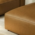 thumbnail image 3 of Modway Auren Upholstered Vegan Leather Ottoman in Camel, 3 of 8