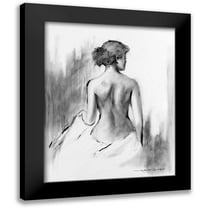 Orme, E. Anthony 20x24 Black Modern Framed Museum Art Print Titled - Soft Silhouette IV