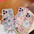 thumbnail image 2 of Floral Fresh Flower Case Samsung Galaxy A12 A52 A72 A02S A11 A21S A51 A71 A50S A30S A50 A20S A10S A20 A30 A70 J2 J7 Prime Shockproof Slicone Frame Hard Phone Cover KaiJie Gao Jiahui unisex, 2 of 2