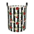 thumbnail image 2 of Goofa Rose Flowers Printed Circular Hamper,Laundry Basket with Handles,Storage Baskets Foldable,Large Capacity Laundry Hamper-, 2 of 8