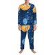 thumbnail image 3 of Fotbe Planets And Stars1 Pijama de Hombre con Estampado de Manga Larga, Conjunto de 2 Piezas, Ropa de Dormir Suave y Cómoda con Bolsillos-Medium, 3 of 7