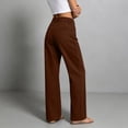 thumbnail image 7 of Women's Jeans High Rise Straight Leg Denim Pants with Pockets Casual Loose Trousers for Work and Daily Wear, 7 of 7