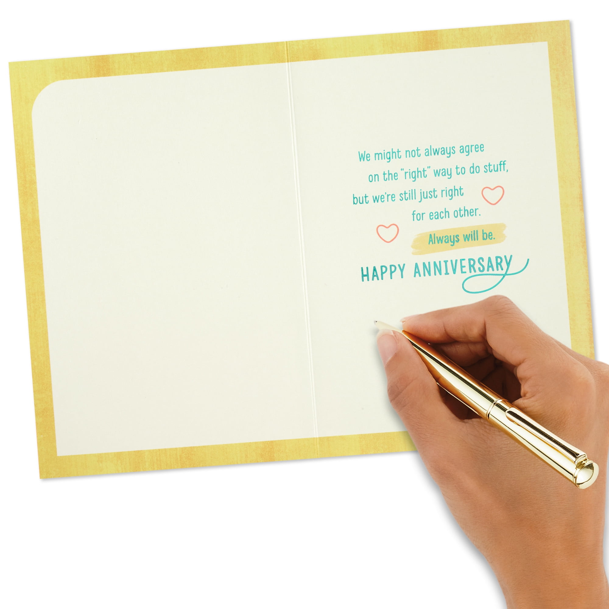 Hallmark Anniversary Card (Couple Adjusting Thermostat)
