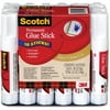 Scotch All Purpose Washable Glue Sticks, White, 18-Count