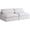 Cream, variant on Meridian Furniture Serene Deluxe Cream Linen Fabric Modular Armless Sofa