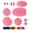 Pink, variant on Repair Patches for Jackets, Tent, Shoe, Air Mattress, PVC Gear - Waterproof, Self-Adhesive, Tear-Cold-Heat-Resistant, Down Puffer Coat (11 Pieces, Pink)