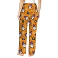 thumbnail image 3 of Haiem Halloween Witches Gnome Women's Pajama Pants Ultra Lightweight Pjs Bottoms Sleepwear Bottom Pants With Pocket Drawstring-Large, 3 of 9