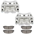 thumbnail image 2 of CCIYU Brake Caliper with Pads, Front 2 Powder-Coated Caliper & 4 Quiet Low Dust Ceramic Pads fit for 2008-2011 for ford for F-250 Super Duty,2008-2012 for ford for F-350 Super Duty, 2 of 5