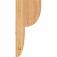 thumbnail image 3 of 3 1/2"W x 10"D x 22"H Crestline Smooth Corbel, Western Red Cedar, 3 of 9