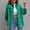 c01Green, variant on JGGSPWM Women Denim Jacket Ripped Distressed Jean Jackets Trendy Classic Lapel Button Down Up Frayed Hem Shacket with Pocket Green L