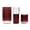 Cranberry, variant on Safavieh Zinc 11.1"/10.7"/5.4" Cranberry Glass Table Vase, Set of 3