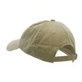 thumbnail image 3 of Motorcycle Race Embroidered Washed Solid Pigment Dyed Cotton Twill Brass Buckle Cap - Khaki OSFM, 3 of 5