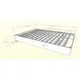 thumbnail image 7 of Pemberly Row 76" Modern Wood Full Size Platform Bed in Black, 7 of 7