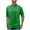 Green, variant on OHMZYZO Mens Henley Shirts Long Sleeve Button Down T-Shirt Casual Stand Collar Cotton Linen Work Tops with 2 Pockets Dark Blue L