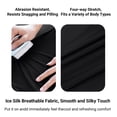 thumbnail image 4 of JSheng Men's and Big Man Summer T-shirts Casual Short Sleeved Round Neck Sports Solid Color Running Fitness Loose Breathable Top A-Black L, 4 of 4