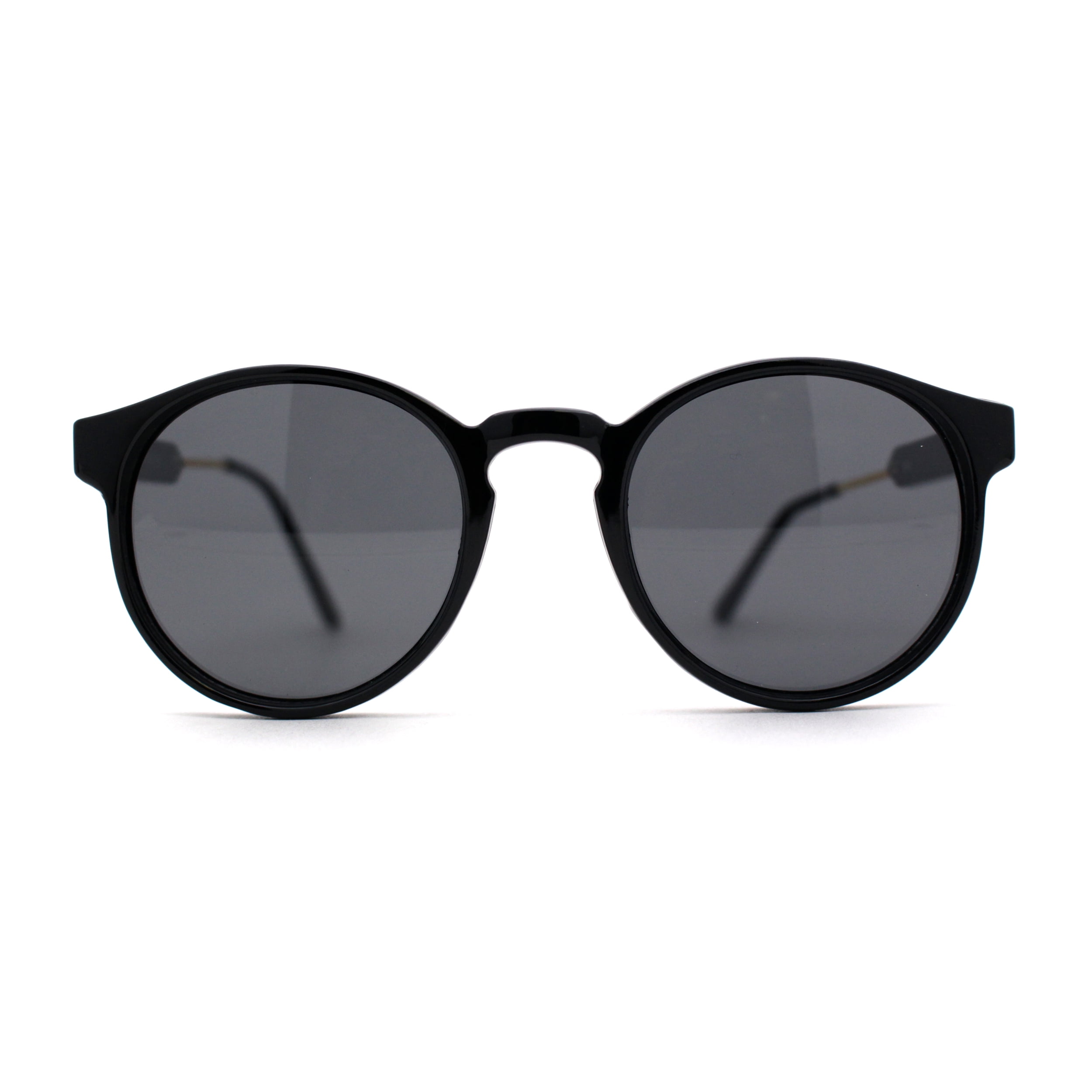 SA106 Mens Thin Plastic Rectangular Keyhole Retro Fashion Horn Rim Sunglasses 