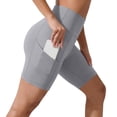 thumbnail image 2 of Delayuji Yoga Shorts With Pockets for Women High Waisted Athletic Short Jogging Womens Yoga Legging Shorts For Cycling Sportswear Running Yoga Fitness, 2 of 4