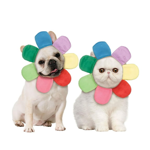 Funworld Flower Petal Hood Pet Costume | L/XL Unisex