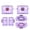 Transparent Purple, variant on Transparent Protective Case for Sony WF-1000XM6 Wireless Earbuds,Shockproof TPU Clear Cover Shell with Phone Stand Snap Lock & Hook accessories