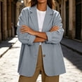 thumbnail image 2 of CHGBMOK Blazers for Women Business Casual Long Sleeve Suit Jacket Lapel Button Down Suit Jacket with Pockets, 2 of 9