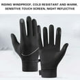 thumbnail image 4 of Oggfader Men's Winter Warm Gloves, Windproof Fleece Lined, Touchscreen, Stretchy - Ideal for Skiing, Cycling, Hiking & Outdoor Activities, 4 of 9