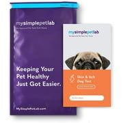 MySimplePetLab Fast and Accurate Detection Dog Skin and Itch Test Kit