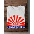 thumbnail image 3 of Happy Independence Day! Quote T-Shirt Men -Image by Shutterstock, Male Large, 3 of 4