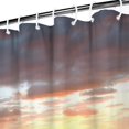 thumbnail image 4 of Rideaux de Douche Réutilisables Scène Colorée Ciel de Plage (3) Doublure de Douche Motif Polyester, Doublures de Rideau avec Crochets en Plastique 72x72 Pouces, 4 of 4