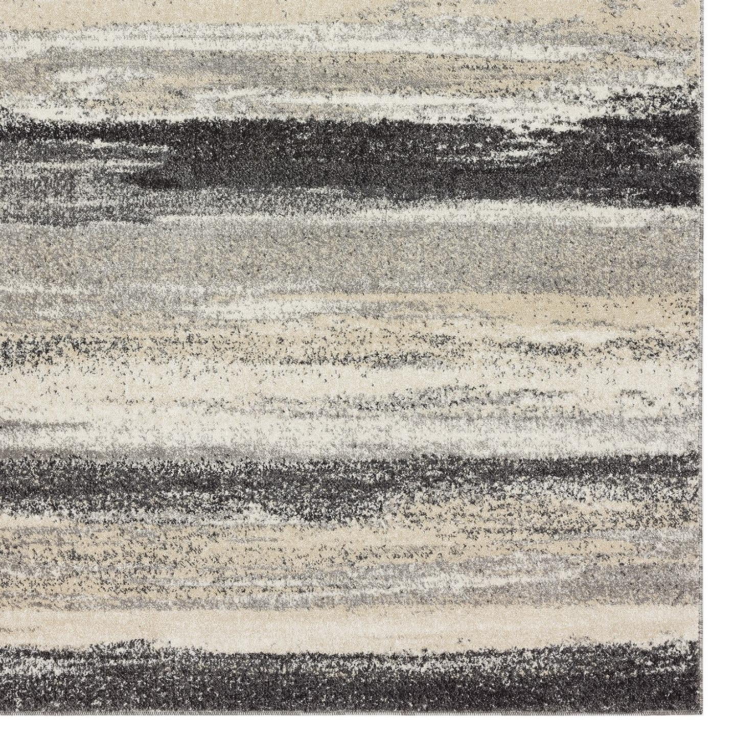 Luxe Weavers Lagos Collection 7501 Gray 5x7 Abstract Area Rug