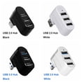 thumbnail image 6 of PC Laptop Data Transfer Mini High Speed Adapter USB 3.0 Hub Splitter Box 3 Ports WHITE USB 3.0 HUB, 6 of 8