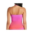 thumbnail image 3 of Bleu Rod Beattie PURPLE Cool Breeze Twist-Front Bandeau Tankini Swim Top, US 8, 3 of 4