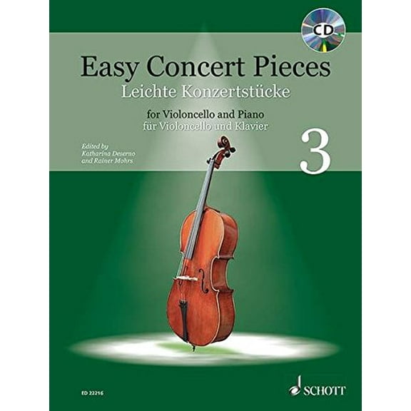 Easy Concert Pieces - Volume 3: Cello and Piano (Other)