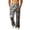 Camel, variant on Men's Realtree Leaf Camo Wide Leg Pants Outdoor Travel Forest Camo Breathable Woven Fabric Loose Fit Summer Casual Wide Leg Pants Camel M