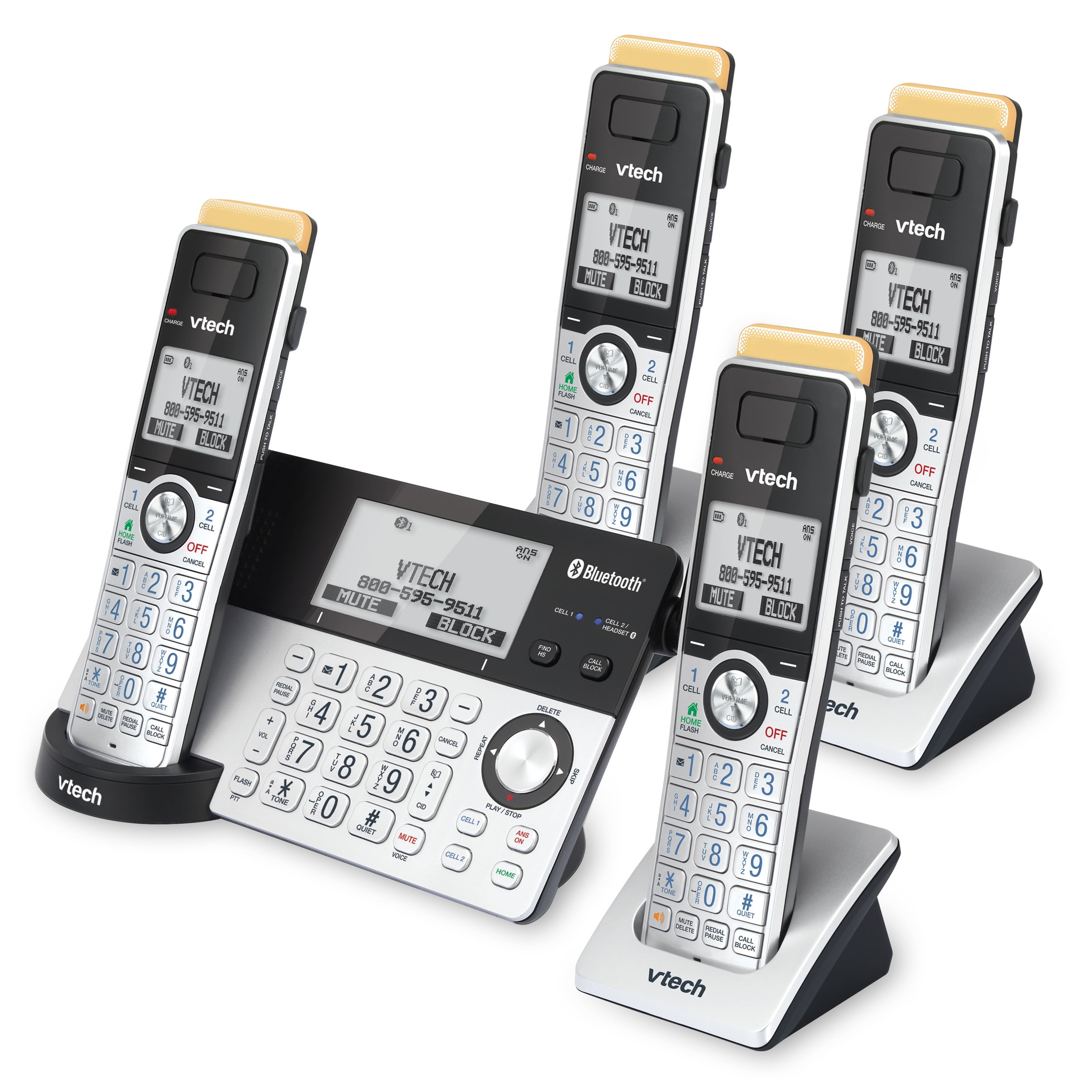 VTech IS81514 4 Handset Connect to Cell Answering Kuwait Ubuy