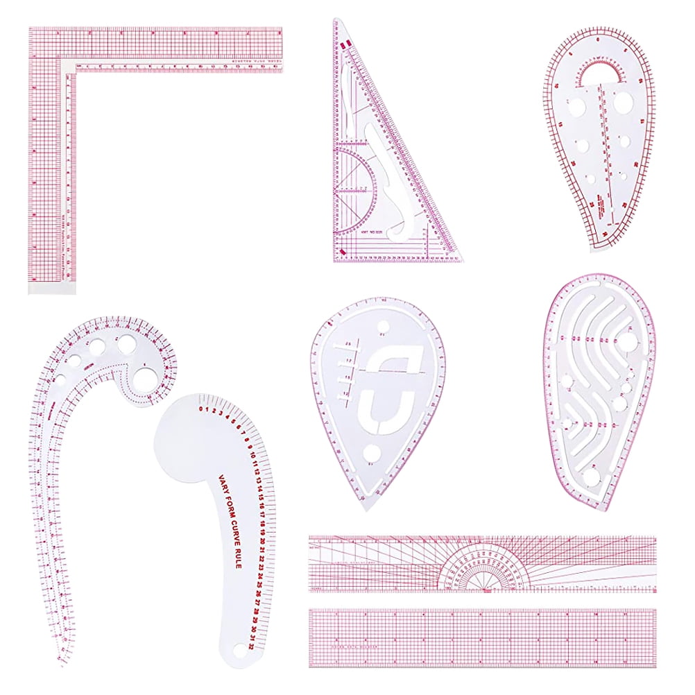 Frcolor Ruler Curve French Rulers Dressmakers Bendable Measure Plastic