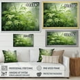 thumbnail image 4 of Designart "Herbal Pottery Delights I" Floral Framed Wall Art - Traditional Green Herbs Living Room Framed Canvas Art, 4 of 6